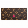 LOUIS VUITTON SARAH MONOGRAM WALLET - BROWN/PINK