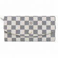 LOUIS VUITTON SARAH DAMIER WALLET - WHITE