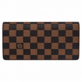 LOUIS VUITTON DAMIER FLIP WALLET - BROWN