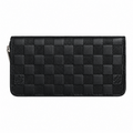 LOUIS VUITTON ZIP DAMIER WALLET - BLACK