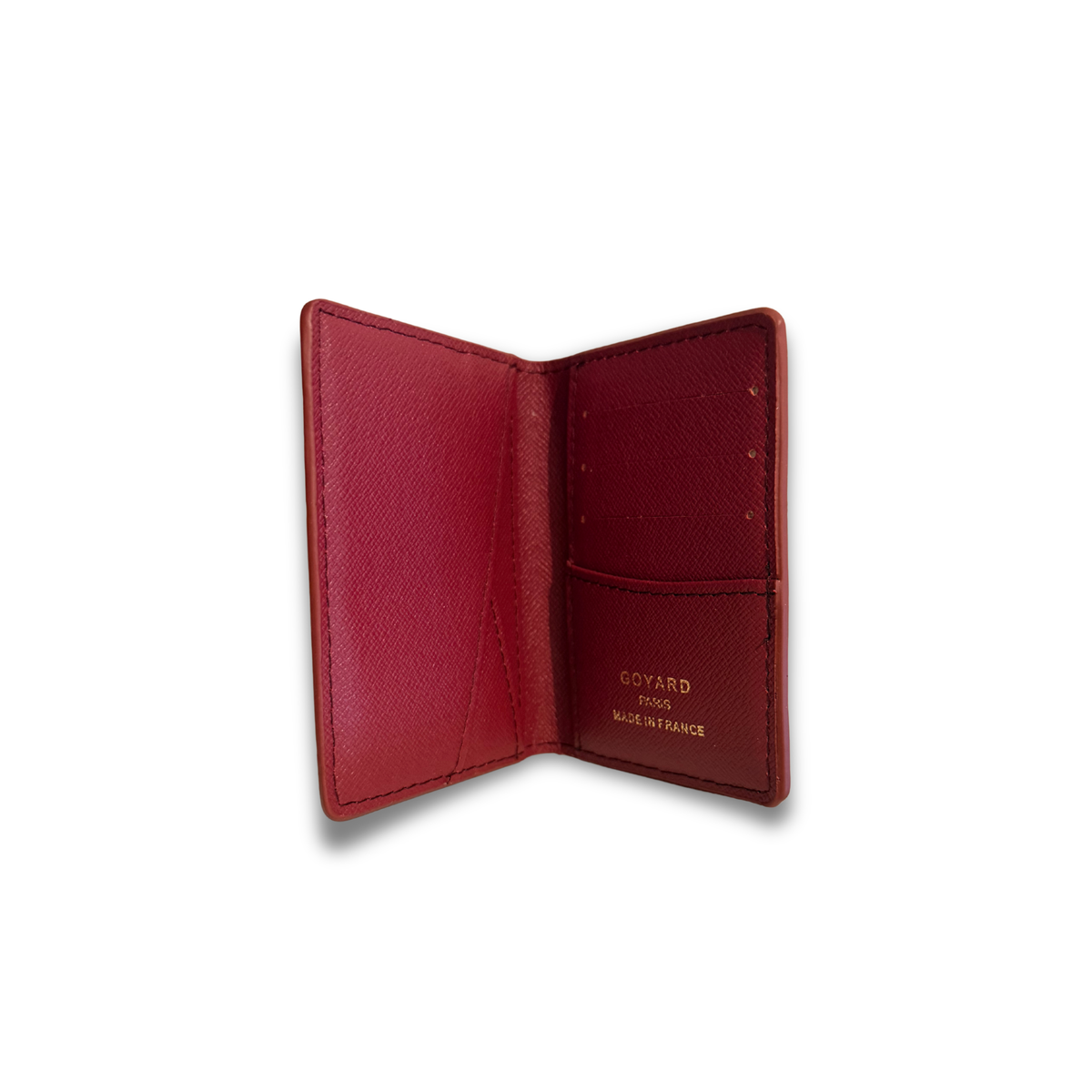GOYARD FLIP CARD HOLDER - DARK RED