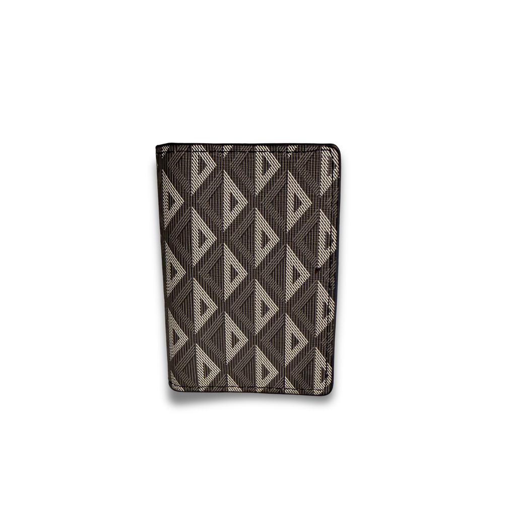 DIOR CD FLIP CARD HOLDER - BROWN/BLACK