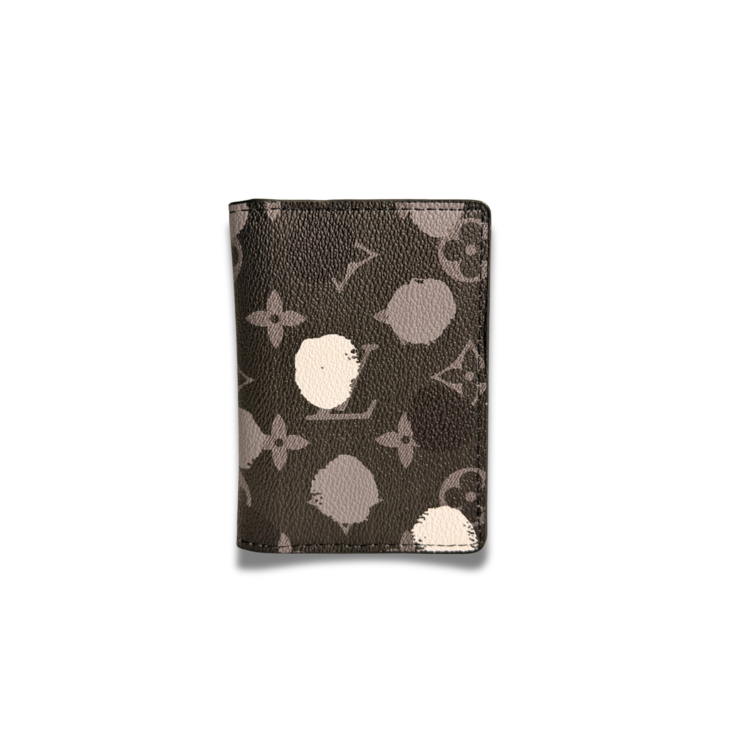 LOUIS VUITTON YAYOI FLIP CARD HOLDER - BLACK