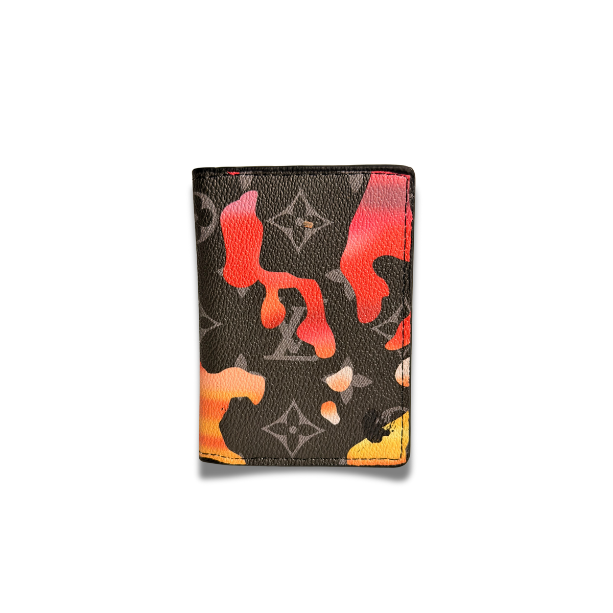 LOUIS VUITTON ECLIPSE SUNSET FLIP CARD HOLDER - BLACK