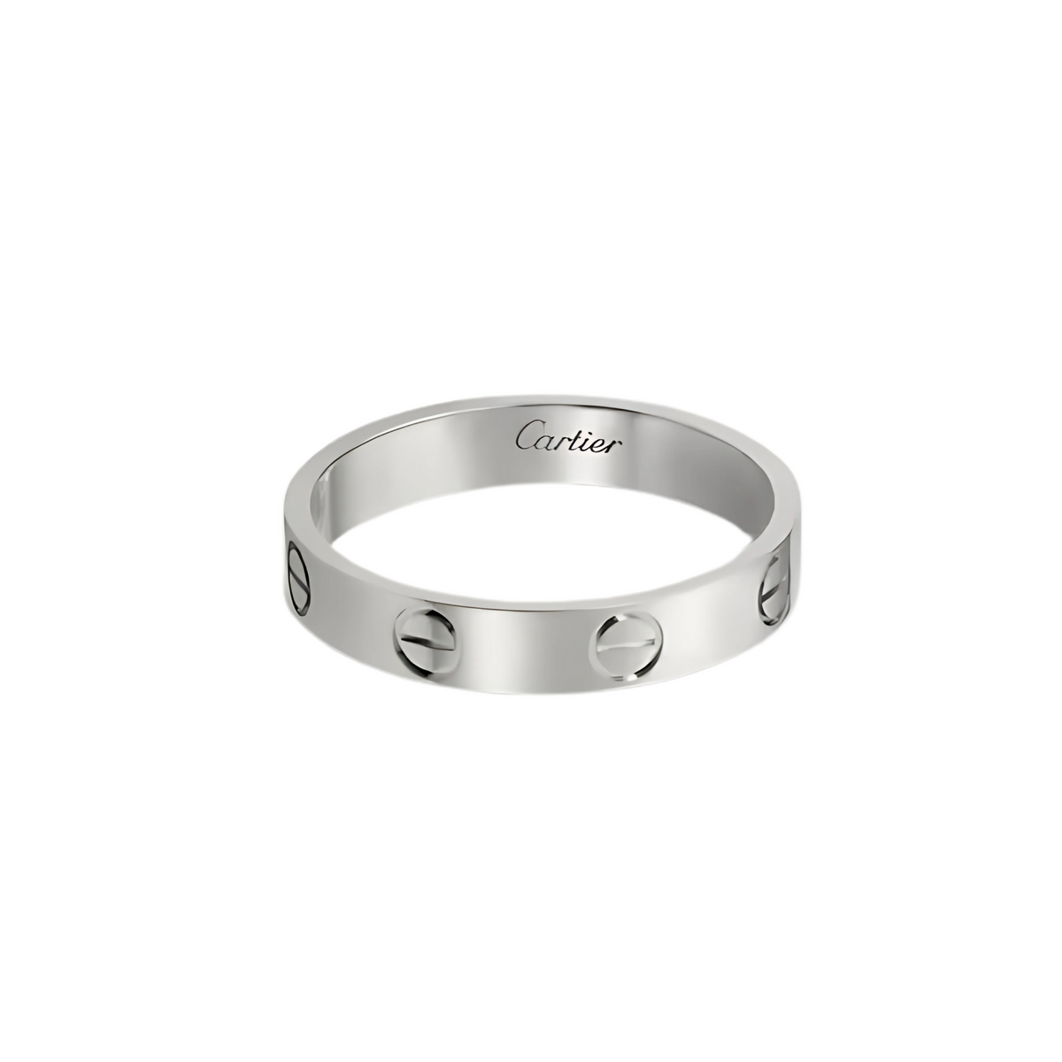 CARTIER LOVE RING - WHITE GOLD