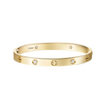 CARTIER LOVE CLASSIC BRACELET - GOLD/DIAMANTE