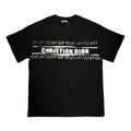 DIOR TIRE LOGO TSHIRT - BLACK