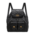 DIOR MEDIUM CARO BACKPACK - BLACK