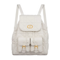 DIOR MEDIUM CARO BACKPACK - WHITE