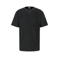 DIOR OBLIQUE RELAXED FIT T-SHIRT - BLACK