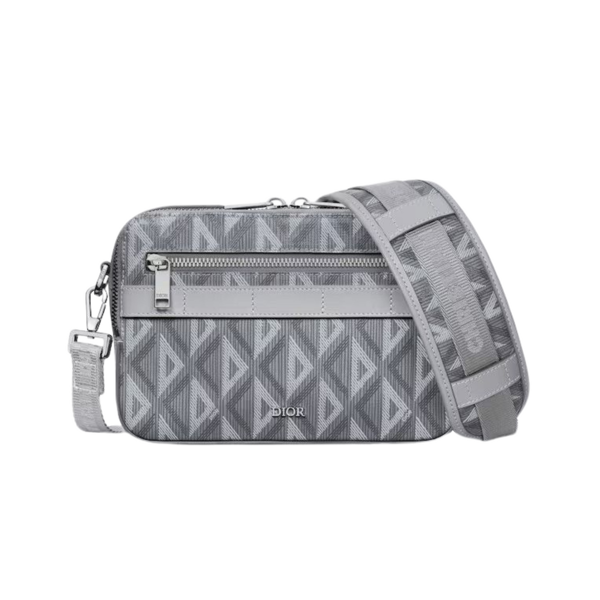 DIOR CD HAND MONOGRAM BAG - GREY