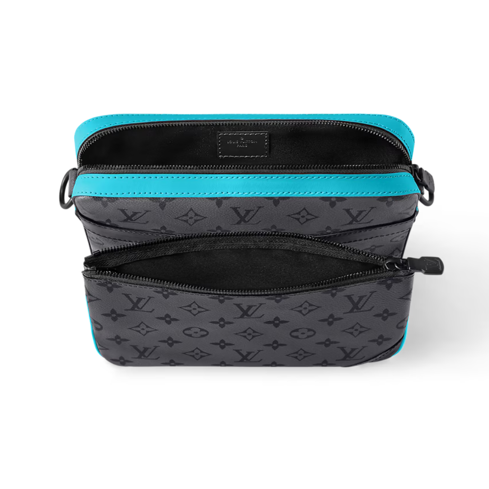 LOUIS VUITTON TRIO MESSENGER BAG MENS - GREY/BLUE