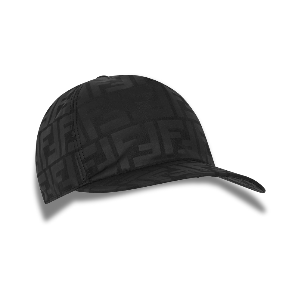 FENDI MONOGRAM CAP - BLACK