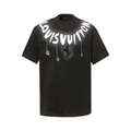LOUIS VUITTON LOGO CHEST T-SHIRT - BLACK