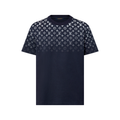 LOUIS VUITTON GRADIENT LOGO T-SHIRT - NAVY