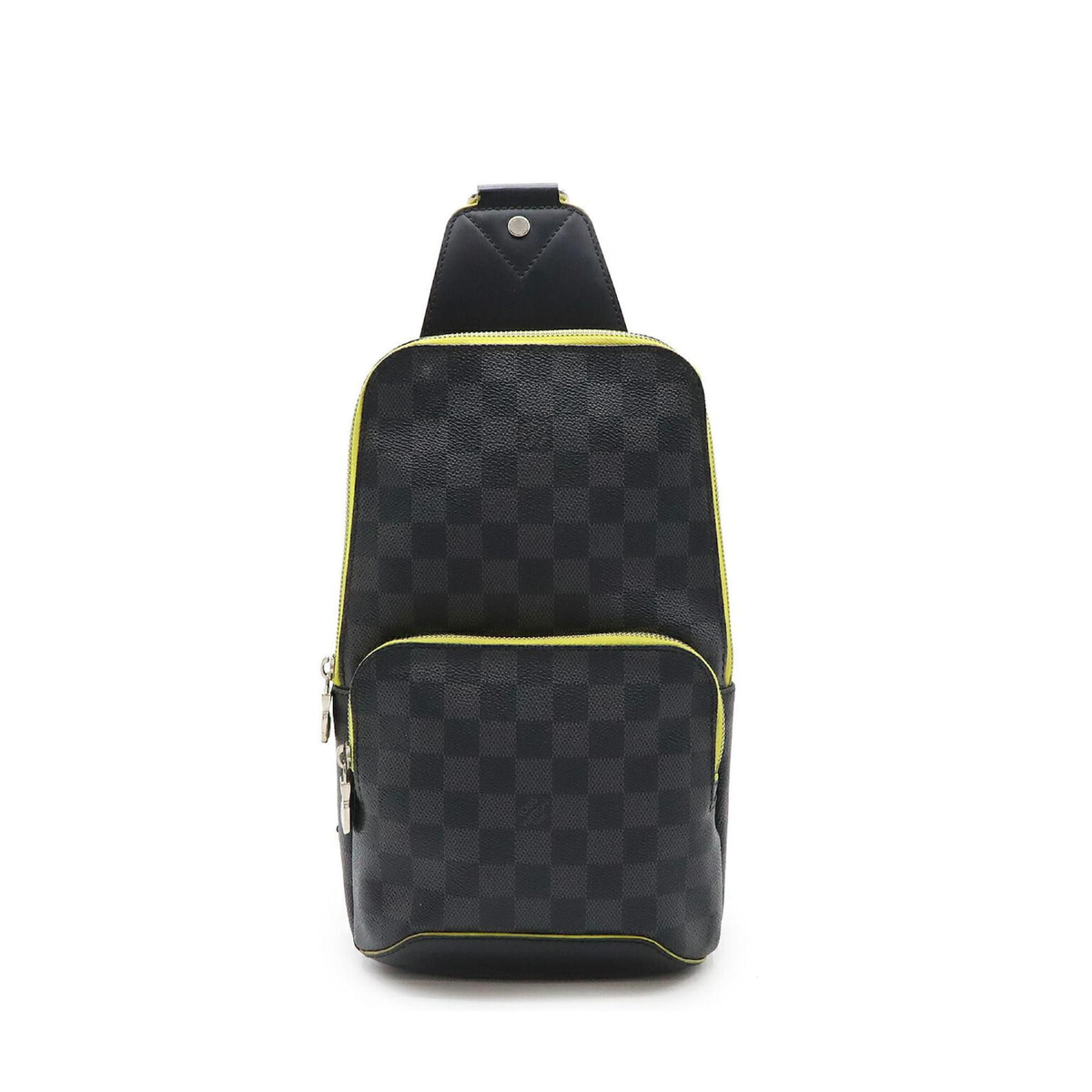 LOUIS VUITTON BORSA DAMIER GRAPHITE SLING SHOULDER BAG - GRAPHITE/YELLOW