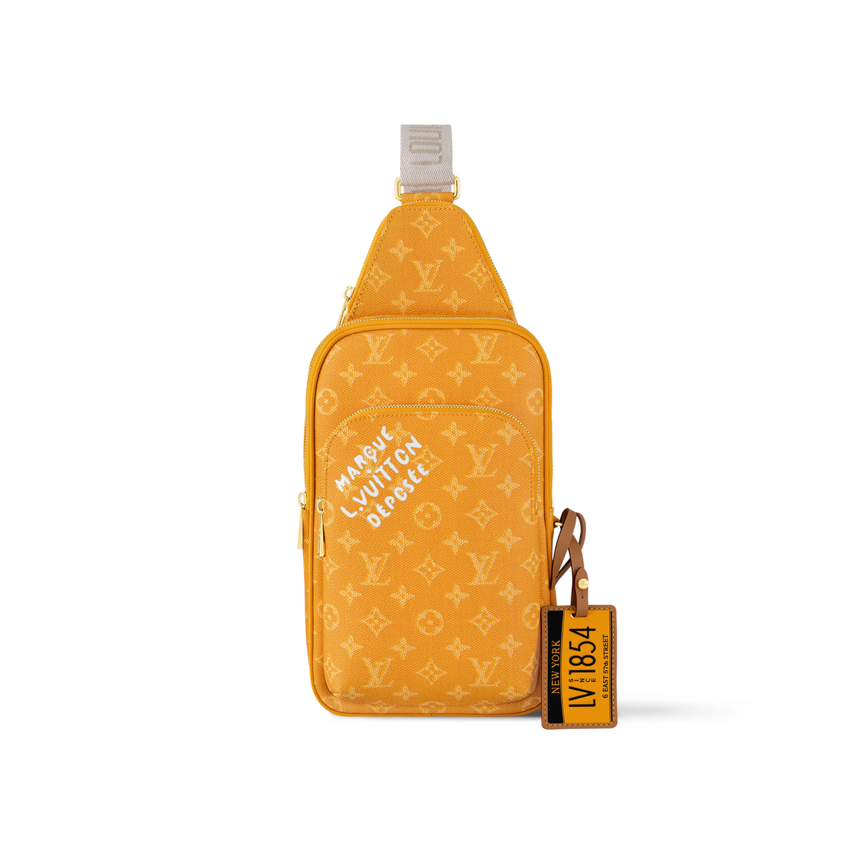 LOUIS VUITTON 57TH STREET NYC AVENUE SLINGBAG MENS - ORANGE