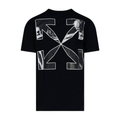 OFF-WHITE CARAVAGGIO ARROW TSHIRT - BLACK