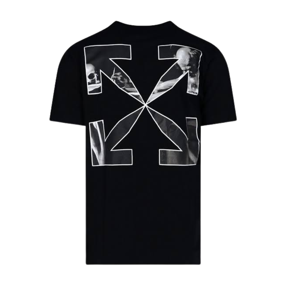 OFF-WHITE CARAVAGGIO ARROW TSHIRT - BLACK
