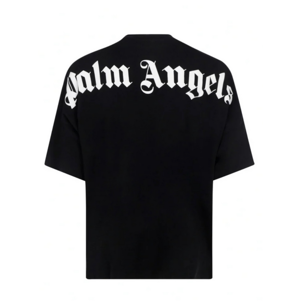 PALM ANGELS LOGO T-SHIRT - BLACK