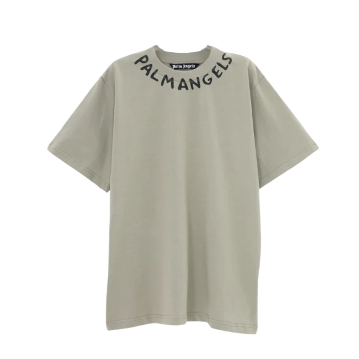PALM ANGELS SEASONAL T-SHIRT - KHAKI