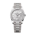 ROLEX DAY DATE 41 PRESIDENTIAL METEORITE BAGUETTE INDEX DIAL