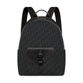 DIOR SADDLE ZIP BACKPACK - BLACK