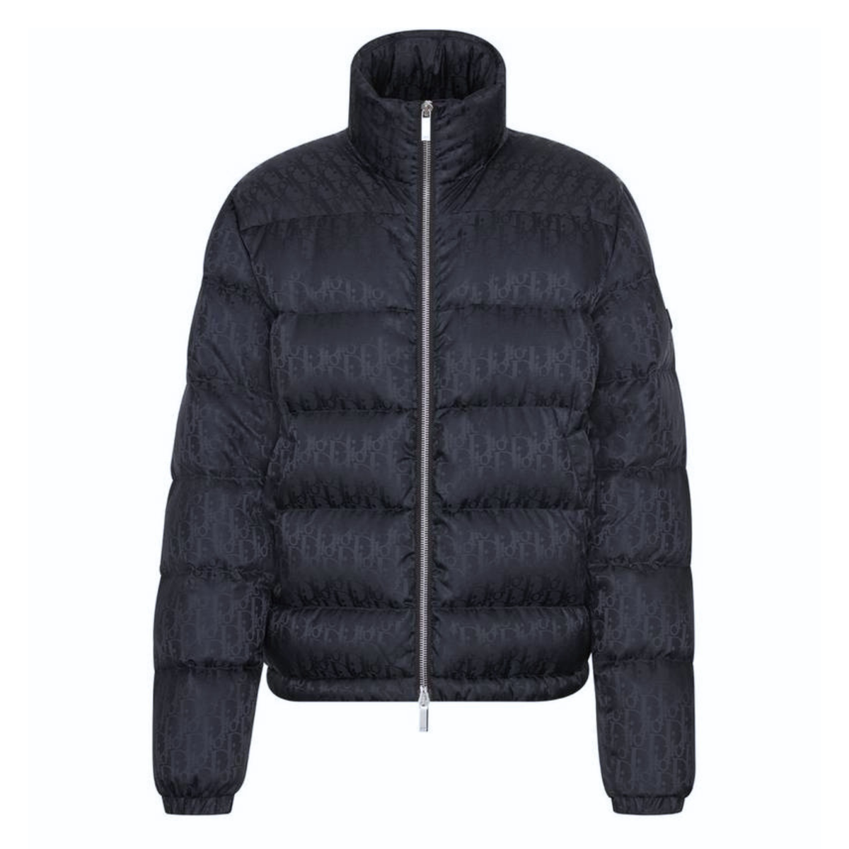 DIOR OBLIQUE PUFFER JACKET - NAVY