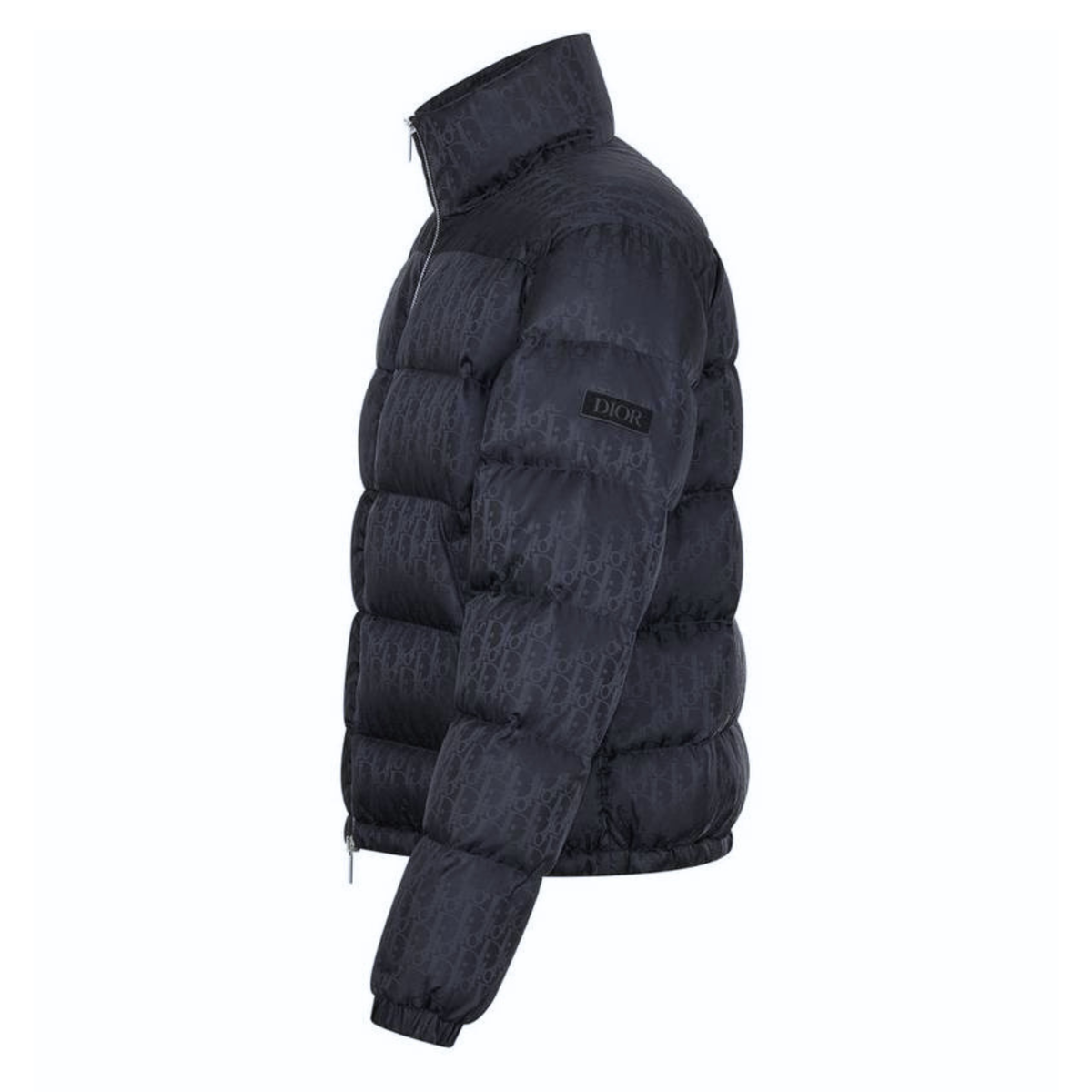 DIOR OBLIQUE PUFFER JACKET - NAVY