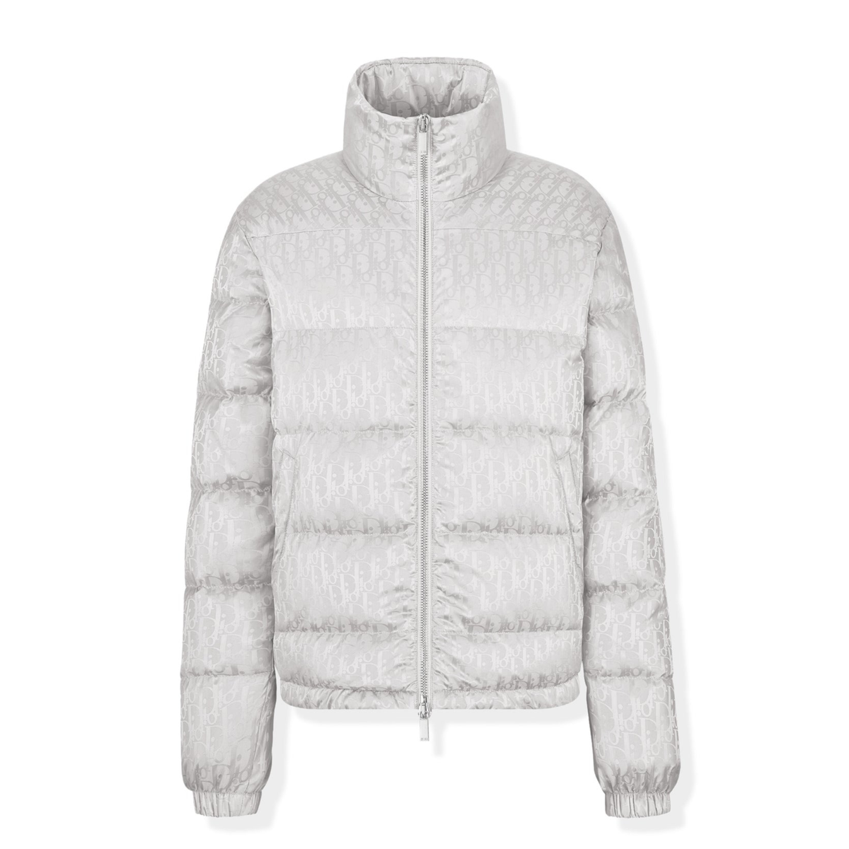 DIOR OBLIQUE PUFFER JACKET - WHITE