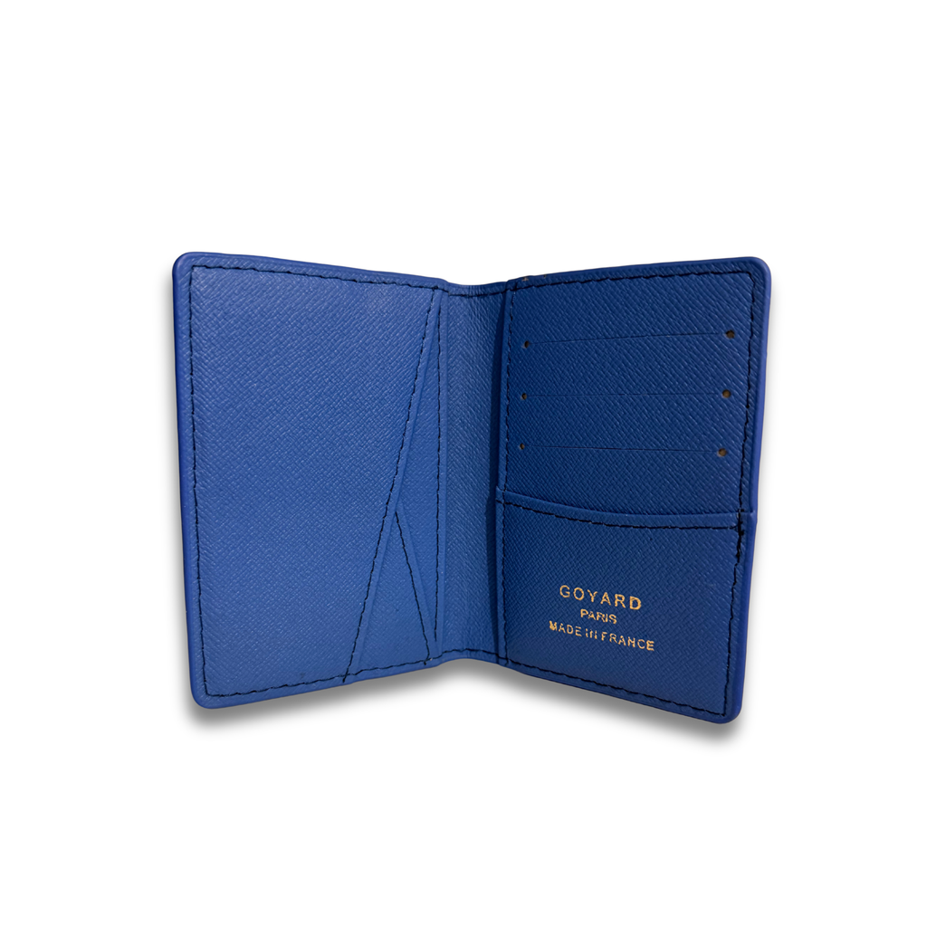 GOYARD FLIP CARD HOLDER - BLUE