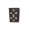 LOUIS VUITTON MONOGRAM FLIP CARD HOLDER - BLACK/WHITE
