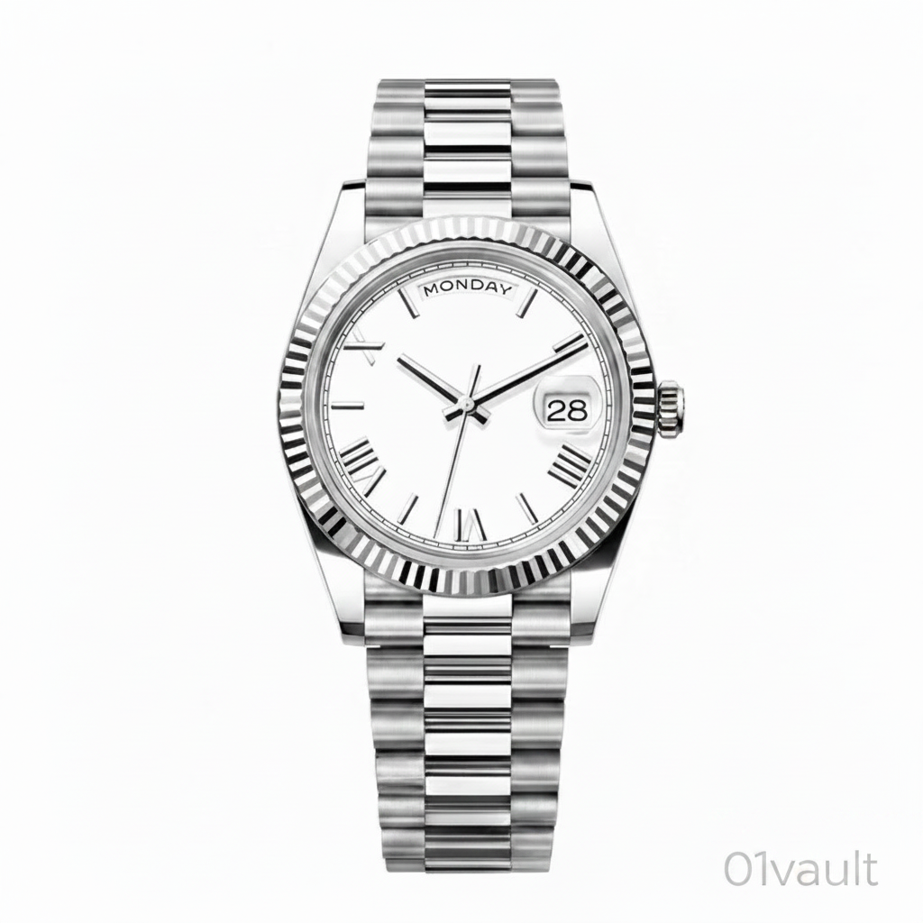 Silver White Dial – 01vault