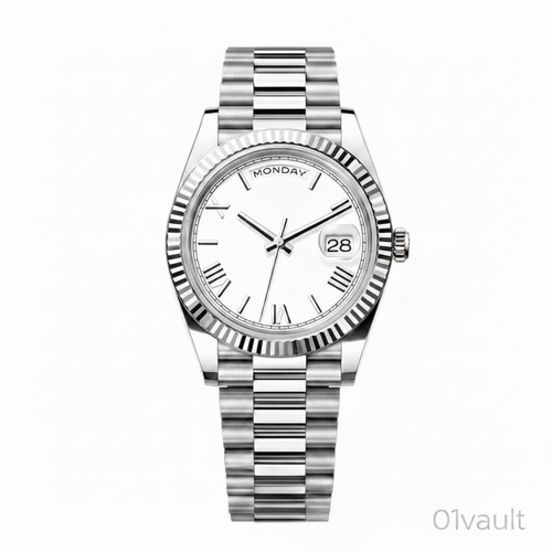 Silver White Dial – 01vault