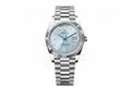 Men's Designer Watch 40MM Ice Blue Dial Diamond Markers