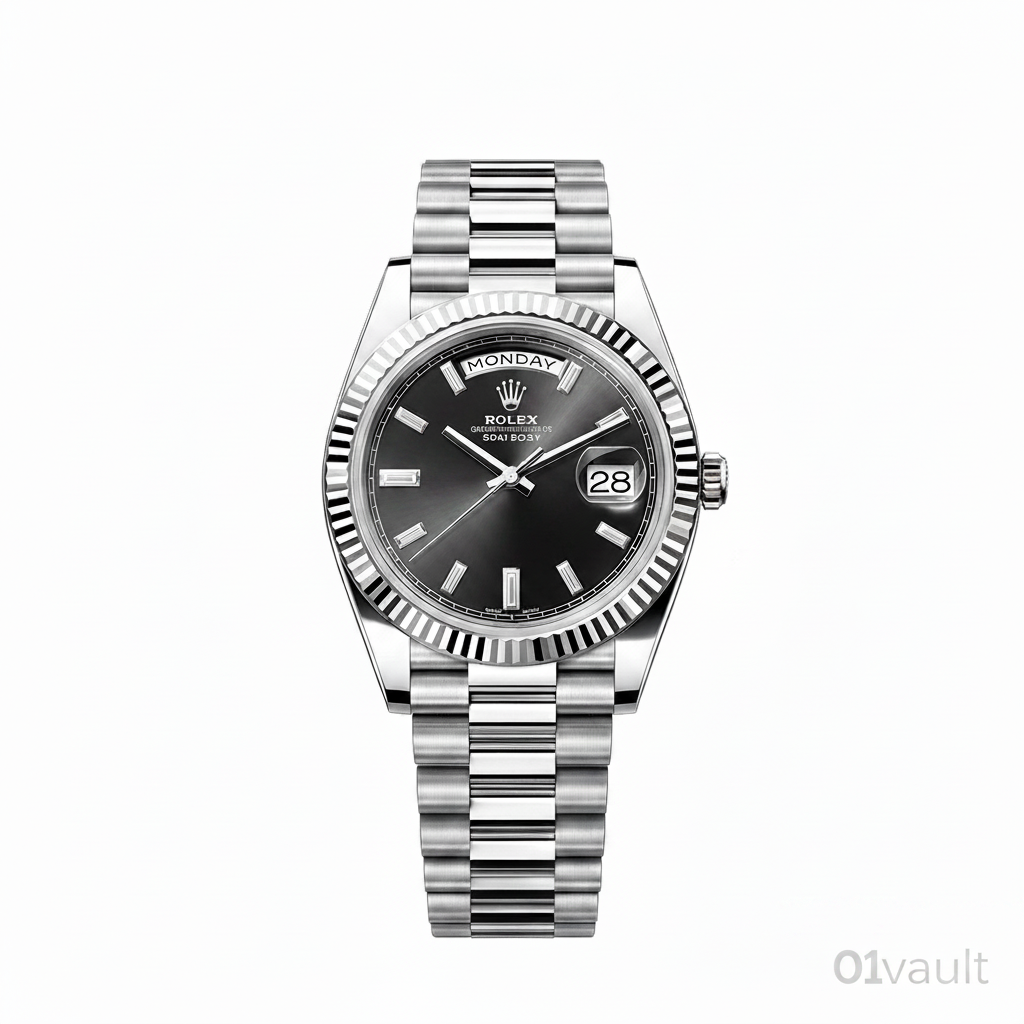 Black Dial Diamond Markers – 01vault