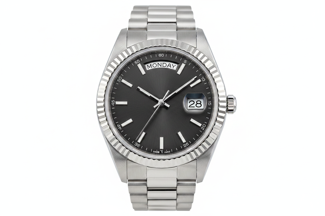 Men's Designer Watch 40MM Grey Dial