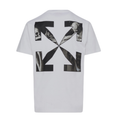 OFF-WHITE CARAVAGGIO ARROW TSHIRT - WHITE