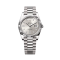 ROLEX DAY DATE 40 SILVER BATON DIAL