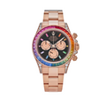 ROLEX DAYTONA 40 ROSE RAINBOW BLACK DIAL