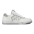 DIOR B27 UPTOWN LOW-TOP SNEAKER - WHITE/GREY