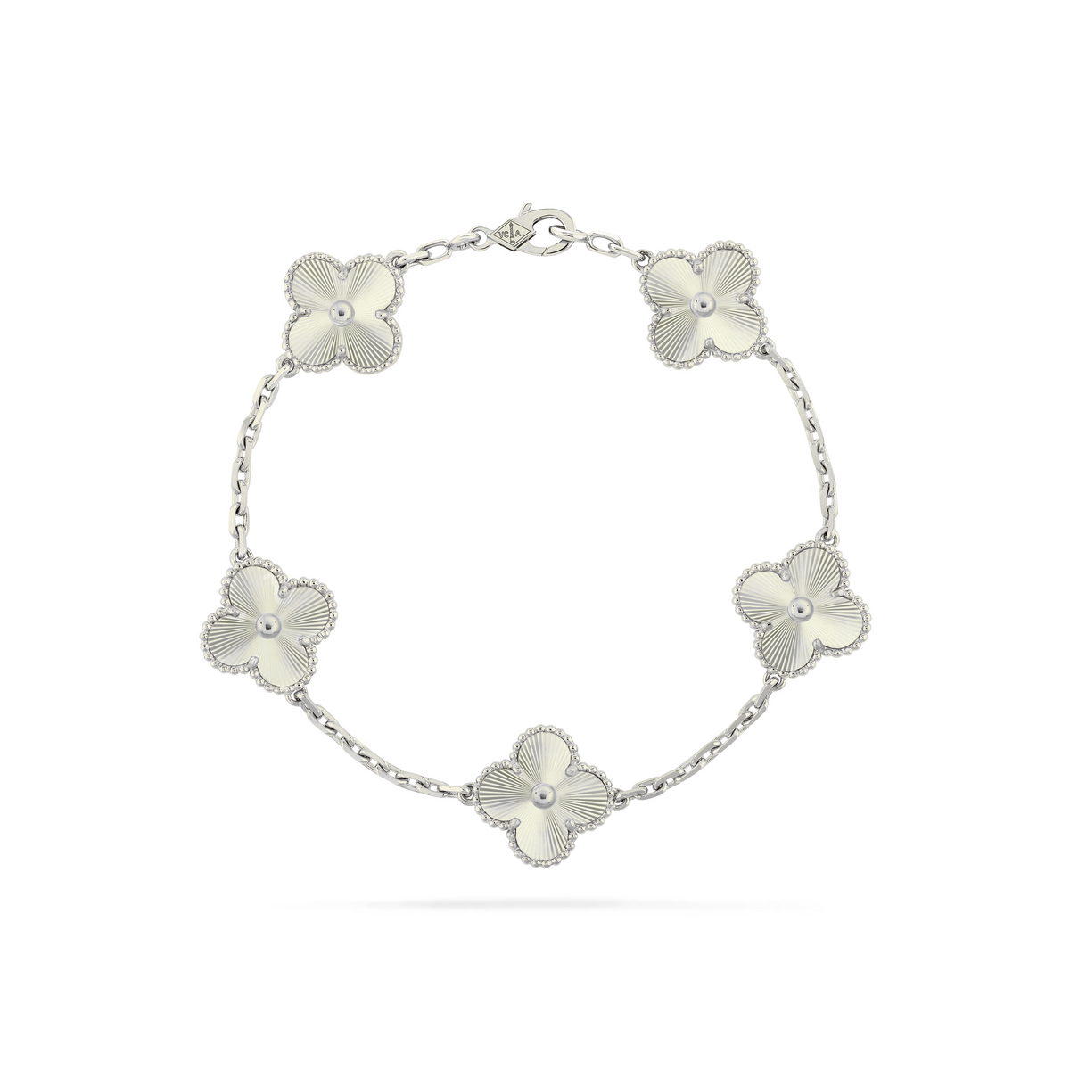 VAN CLEEF VINTAGE ALHAMBRA BRACELET - SILVER